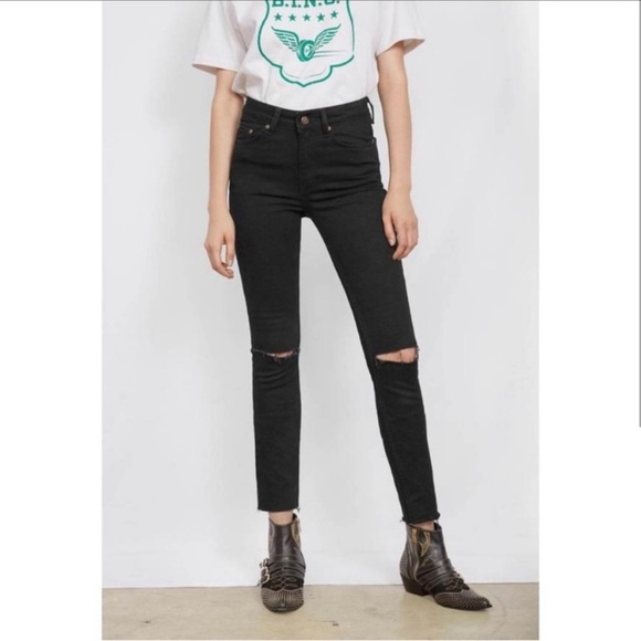 Anine Bing Brodie Distressed Jeans - Picture 1 of 7